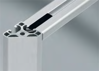 Profiles 8 – 45° Angle Universal profiles for constructing attractive tables, cover hoods, display c